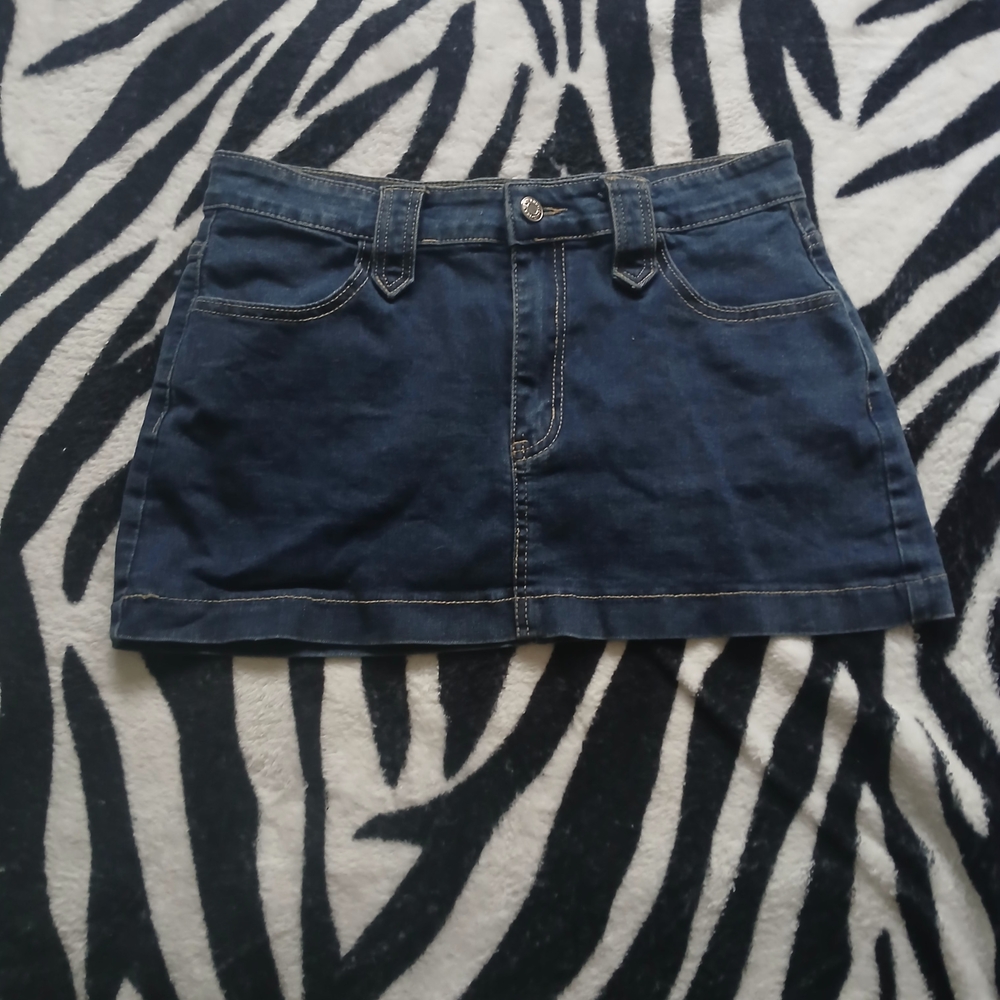 Denim Mini Skirt